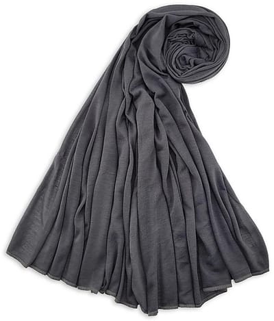 JB Collection - Hoofddoeken - hoofddoek polyester jersey uni antraciet - antraciet