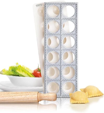 GEFU TASCA Raviolimaker - 3-delige Set - Ravioli Vorm - Pasta Maker voor 12 Ravioli