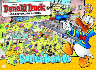 Disney Donald Duck - Puzzel - Ballenbende - 1.000 stukjes