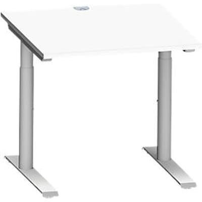 Schäfer Shop Genius MODENA FLEX bureau, 800 x 800 mm, wit