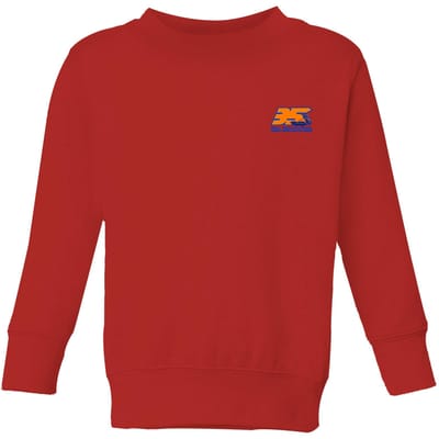 Back To The Future 35 Hill Valley Front Kids' Sweatshirt - Red - 98/104 (3-4 jaar)