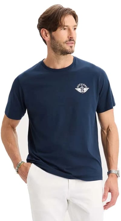 Dockers Graphic 004mb0005 T-shirt Met Korte Mouwen Blauw M Man