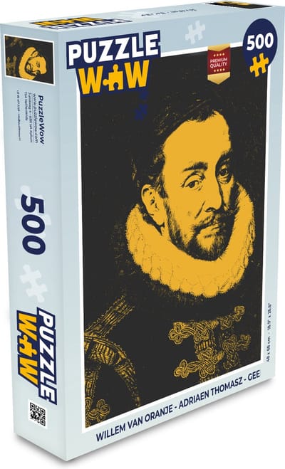 Puzzel Willem van Oranje - Adriaen Thomasz - Geel - Legpuzzel - Puzzel 500 stukjes