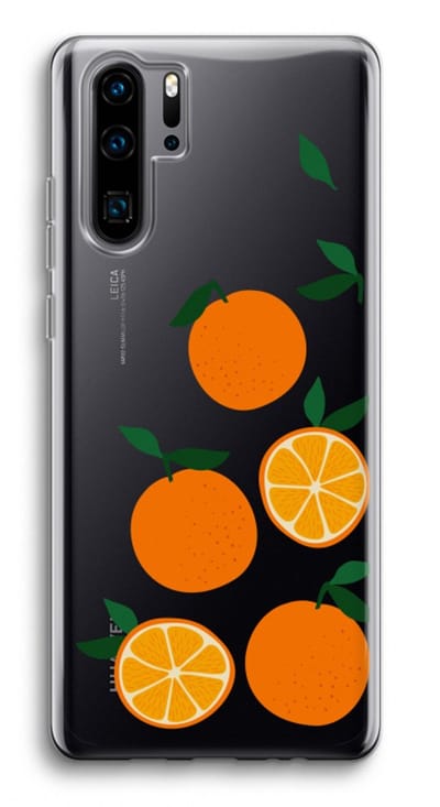 Case Company® - Hoesje geschikt voor Huawei P30 Pro hoesje - Will you be my clementine - Soft Cover Telefoonhoesje - Bescherming aan alle Kanten en Schermrand