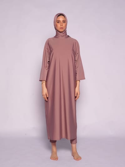 MYKINY BRAND - Burkini Anais - Badpak - Kleur Antler - Waterafstotend - Maat M (valt klein)