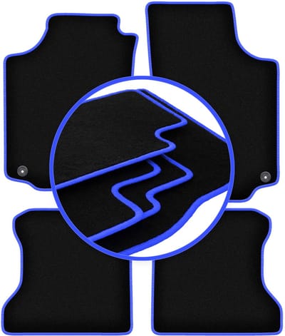 CARLUX-BLAUW automatten voor: Opel Combo C combivan (2001-2011)