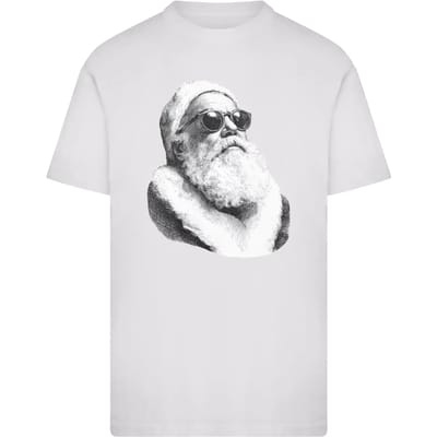 Mister Tee - Cool Santa Heren Tshirt - XS - Wit