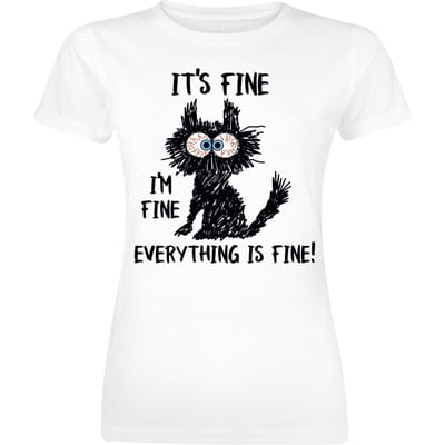 Tierisch - Fun T-shirt - Fine - S tot XXL - voor Vrouwen - wit