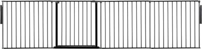 Safetots Kamerbreedhek, Panelenhek, Tot 298cm Breed, Zwart, 70cm Hoog