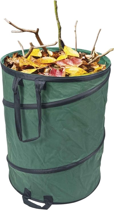 Tuin Container - Afvalbak Tuin - Afval Verzamelen - Met Handgrepen - 160 Liter - Groen