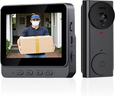 White-Label® Deurbellen met Camera - Video Deurbel - Draadloos - Full HD