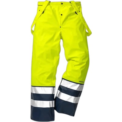 Fristads Hi Vis Regenbroek Klasse 2 2625 Rs - Hi-Vis geel/marineblauw - 2XS