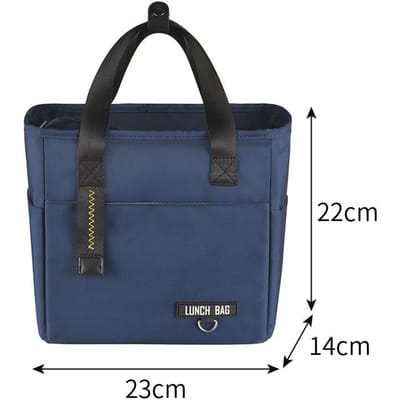 Geïsoleerde Bento Lunchbox Thermische Tas Grote Capaciteit Voedsel Rits Opbergzakken Container voor Vrouwen Koeltas Reizen Picknick Handtassen