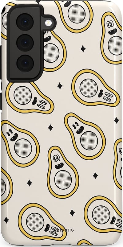 Casetastic Hoesje Geschikt voor Samsung S21 FE - Stijlvolle Beschermende Duo-layer Case - Vegycado