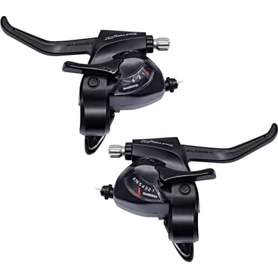 Shimano Tourney St-tx800 Remhendelset Met Schakelaar Zilver 3 x 8s