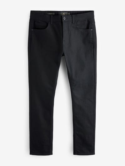 Next - Heren - Klassieke skinny fit single jeans met stretch - Zwart