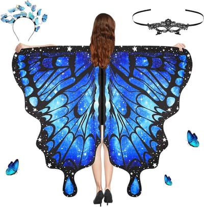 Vleermuisvleugels voor Volwassenen - 168 x 130 cm Polyester Cape voor Halloween, Cosplay en Feestjes