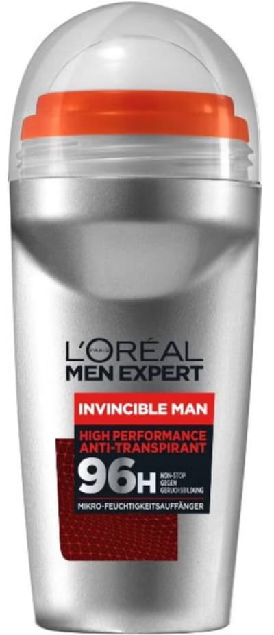 L'OrÃ©al Men Expert Invincible Man 96H Anti-Transpirant Roll-On Deodorant - 50 ml