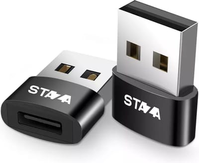 USB C naar USB Adapter - LIMITED BRANDED EDITION - USB-C naar USB convertor - opzetstuk - office - USB 3.1 to USB C HUB - pc - laptop - USB C naar USB A female - telefoon - adapter - USB-A - Zwart