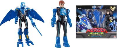 Dinoster - 2 figuren in 1 - Transformeer je robots - 22cm - Jay Min