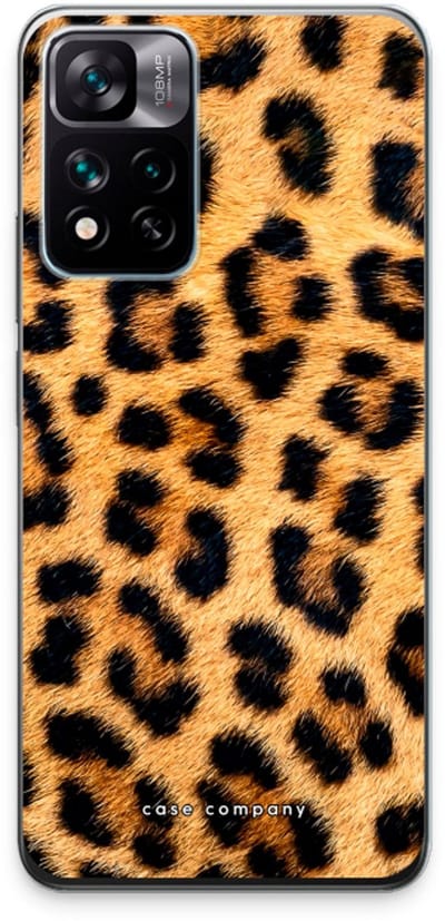 Case Company® - Hoesje geschikt voor Xiaomi 11i hoesje - Luipaard - Soft Cover Telefoonhoesje - Bescherming aan alle Kanten en Schermrand