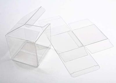 Plastic Doosjes 10,2x10,2x10,2cm Kristalhelder (25 stuks) | transparante doosjes | doorzichtige doosjes
