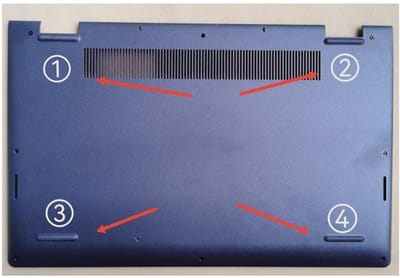 Dailygoods- Rubber Voet - Vervanging voor Inspiron 3510/3511/3515/3520/3521/3525 - Voetjes - Antislip - Veilig verpakt - Geschikt voor Vostro 3510/3515/3520/3525