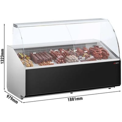 GGM Gastro Kühltheke - 1900mm - Frontblende Schwarz