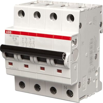 ABB Installatieautomaat 3P+N B16