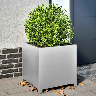vidaXL - Plantenbak - 50x50x50 - cm - gegalvaniseerd - staal