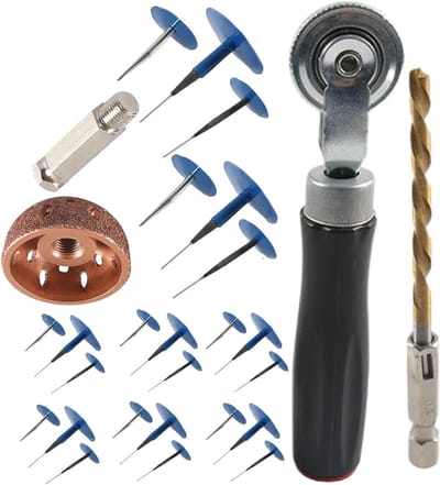 Banden Reparatie Set - Paddenstoel Pluggen - Noodreparatie Banden - Universeel Geschikt - 24+ Stuks - Meerkleurig