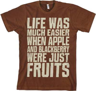 Hybris Life Was Easier... T-shirt bruin