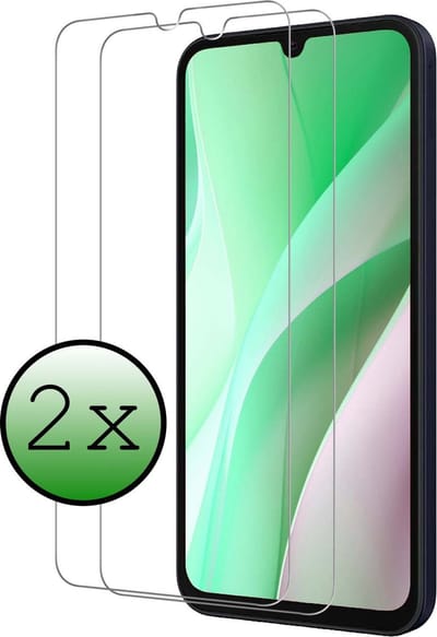 Screenprotector - 2 Stuks Geschikt voor Samsung Galaxy A15 - Extra Sterk - Beschermglas - Gehard Glas - Tempered Glass - Screen Protector