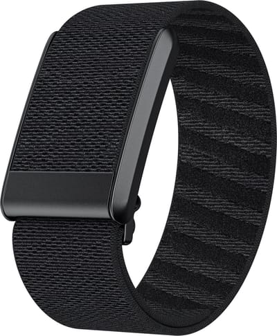 Stravo Nylon Vervangend bandje geschikt voor Whoop 4.0 | Stijlvolle & Betaalbare Vervangende bandje voor Whoop 3.0 | Comfortabele & Gebruiksvriendelijke Polsbandje (Zwart)