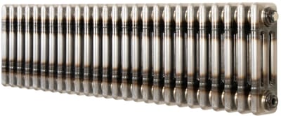 Traditionele radiator - 3-kolom - 300x1190 mm - ruw metaal