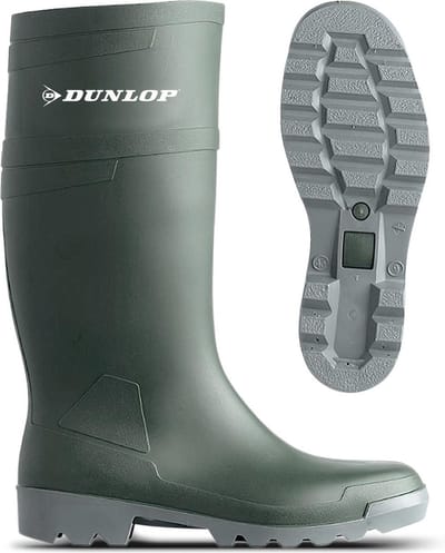 Tuinlaars Dunlop kniehoogte - groen - 39/40