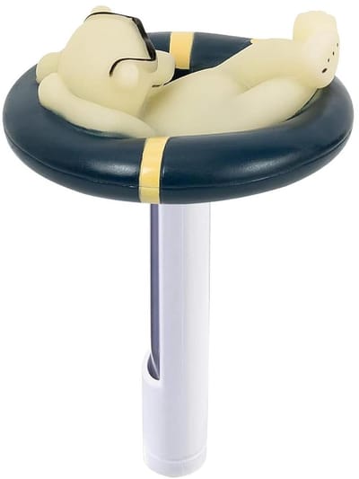 Zwembad Thermograaf - Watermeter Drijvend - Water Temperatuur Meten - Duidelijk Display - 196 cm Lengte - Ijsbeer