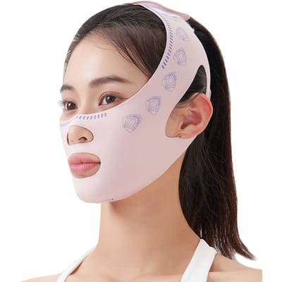Herbruikbaar Gezichtsslankmakend Verband V Gezicht Lifting Verstevigend Masker Shaper Anti-rimpel Slaapmasker Gezichtsmassage Riem Schoonheidsinstrument