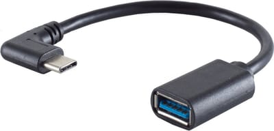 shiverpeaks BS13-30010 USB-kabel USB 3.2 Gen 1 (3.1 Gen 1) 0,1 m USB C USB A Zwart