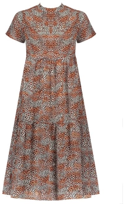 NoBell MAXI jurk Ginger panter maat 110/116