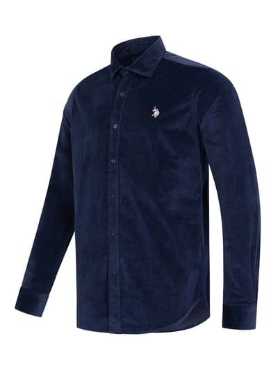 U.S. Polo Assn. heren corduroy overhemd van katoen met stretch