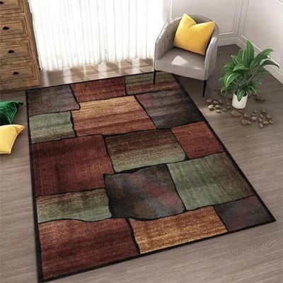 Nordische Stijl Vloerkleed Abstract Geometrisch Tapijt Antislip Wasbaar Tapijt voor Woonkamer Slaapkamer en Huisdecoratie Vloermat 60*90cm