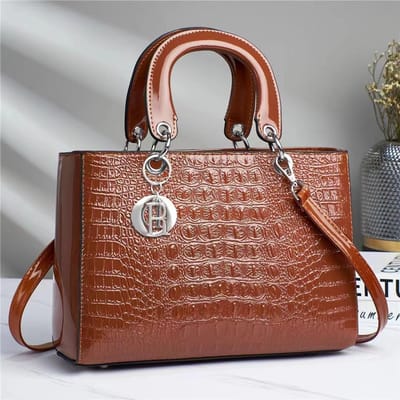 Nieuwe Krokodillenpatroon Trendy Modieuze en Veelzijdige Schoudertas Crossbody Tas met Een Stijlvolle en Hoogwaardige Textuur .