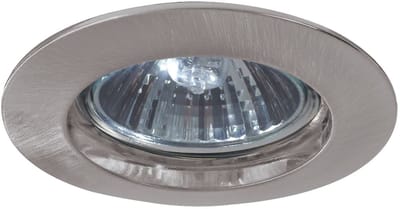 Premium LED-inbouwlamp IP44 rond 79mm GU10 max. 50W 230V dimbaar Staal geborsteld