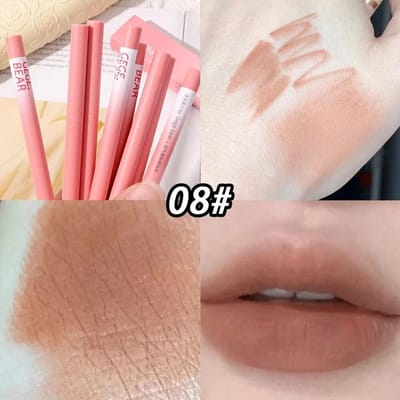Waterproof Lipliner Pencil Sexy Naakt Bruin Rood Contour Tint Lipstick Blijvende non-stick Cup Lip Liner Lippen Make-up Cosmetisch