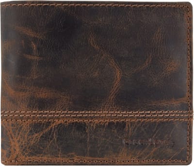 Greenland Nature Klassieke portemonnee leer 12,5 cm - Dames - Horizontaal - brown