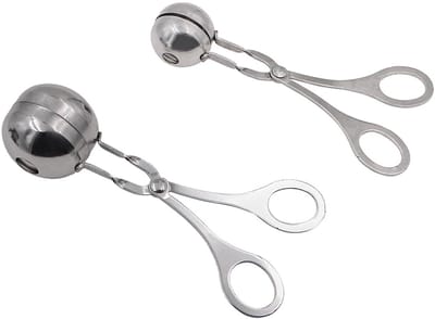 Dailygoods- Vleesballer roestvrij staal - Antiaanbakbal Maker - Keukentang - Koekjesdeeg Schep - Cake Pop Maker - Duurzaam en Corrosiebestendig - Gehaktballenmaker