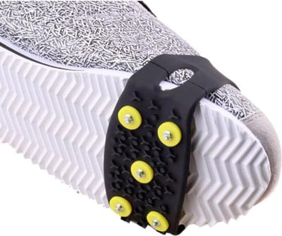 1 Paar anti-Slip Studs Voor Betere Grip - Schoen - Uitglijden - Glad - Ijs - Sneeuw – Anti-slip schoenstuds – Verbeterde grip op gladde oppervlakken – ijs en sneeuw – Gemakkelijk te bevestigen – Veilig en betrouwbaar – winterweer