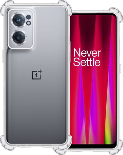 Hoesje Geschikt voor OnePlus Nord CE 2 - Sterk & Shockproof - Siliconen Case - Back Cover - Telefoon Hoes Shock Proof - Transparant