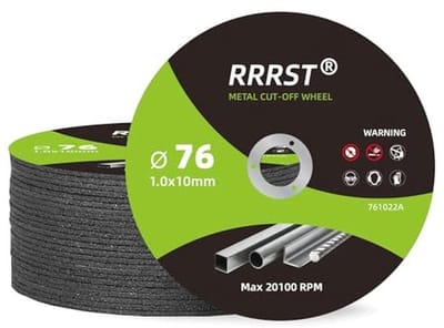 25PCS Flexibele Doorslijpschijven 76mm voor Metaal en Roestvrij Staal - Ultra Dunne 1mm Schijven voor Haakse Slijpmachine